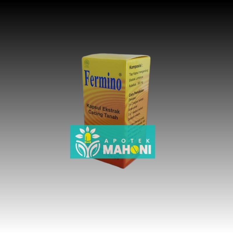 FERMINO (KAPSUL EXTRAK CACING) - obat tifus