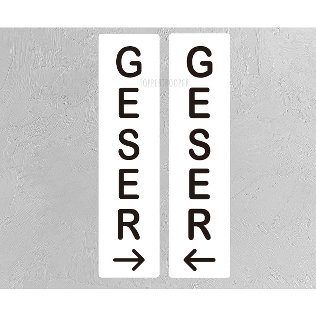 Sign Akrilik Geser | Sign Borad Geser | Tanda geser  | Tanda Pintu Geser| Papan Tanda Geser