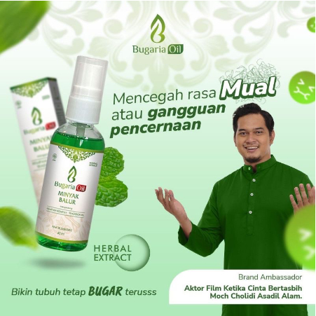 BUGARIA Oil Minyak Balur Herbal POM