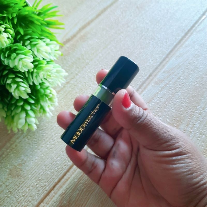 Lipstik hijau ori moodmatcher warna merah pink glossy cakep