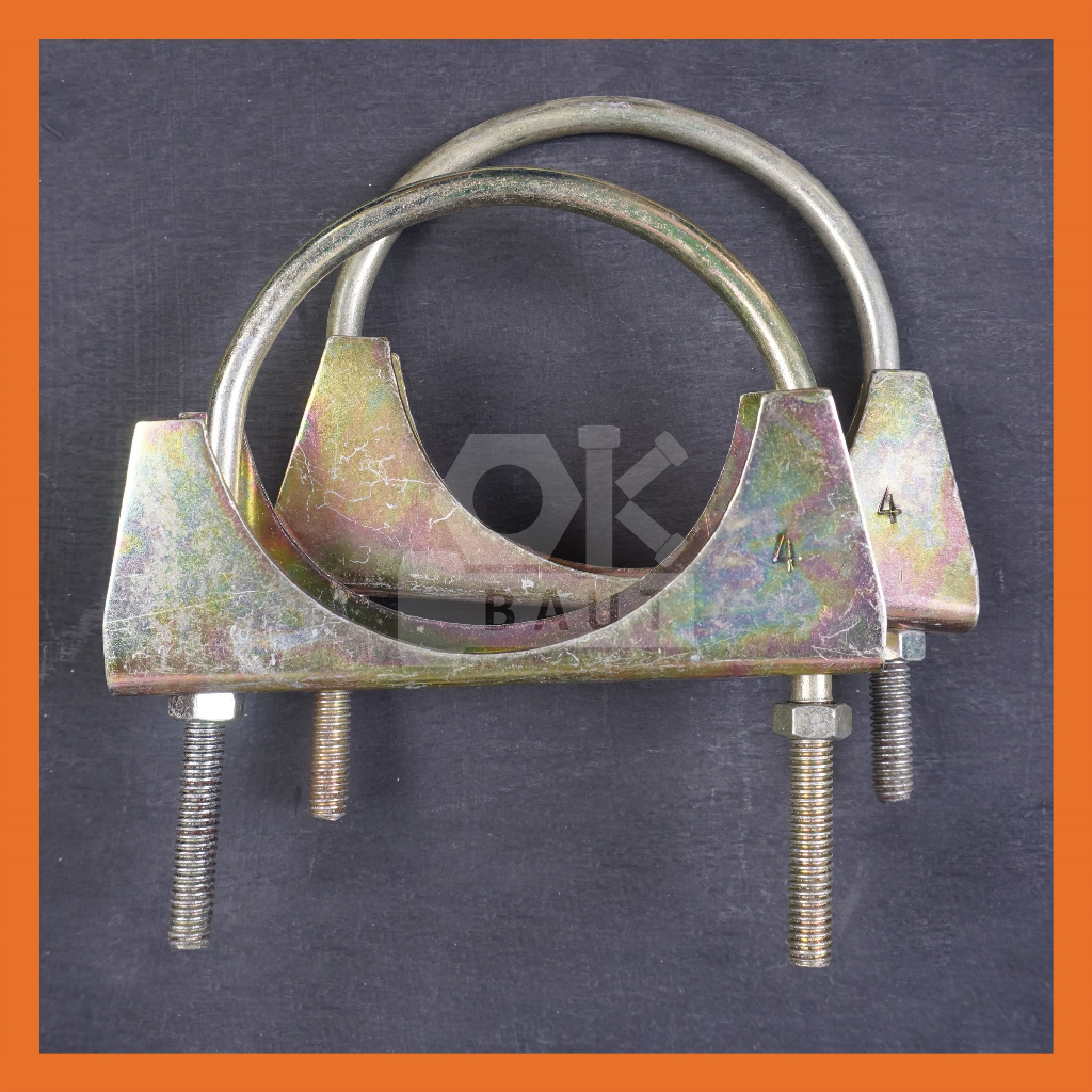 Klem Knalpot 4" / Klem U / Klem pipa