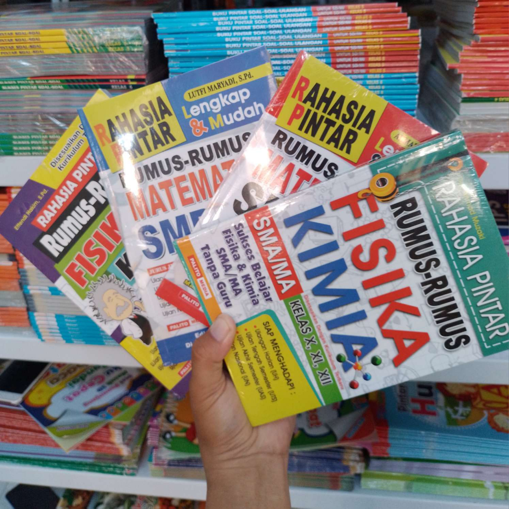 

Buku Rumus-rumus Matematika, Fisika, Kimia untuk SD, SMP & SMA - Buku Original & Asli - Buku Sekolah - Buku Anak