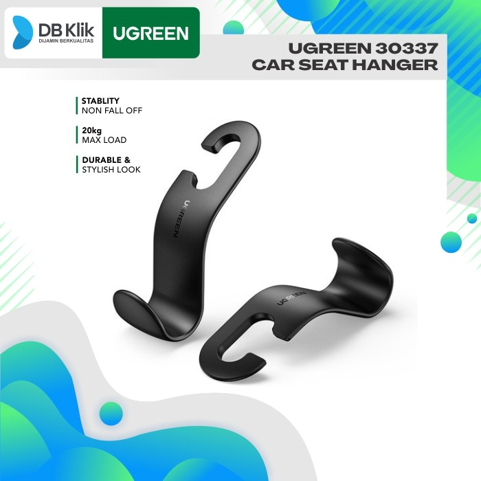 Car Seat Hanger UGreen 30337 -  Kaitan Gantungan Headrest Mobil 30337