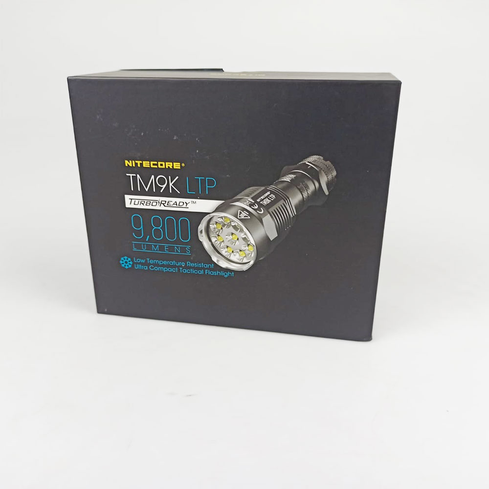 NITECORE Senter Ultra Compact Tactical CREE XP-L2 HD 9800 Lumens - TM9K-LTP - Black
