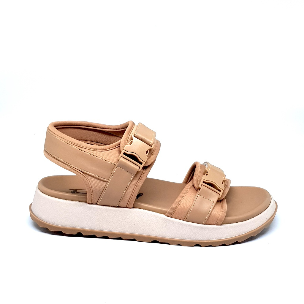 Rullief FKL 895 Sepatu Sandal Flat Selop Premium Wanita - Fashion Cewek Korea Trendy Original 36-40