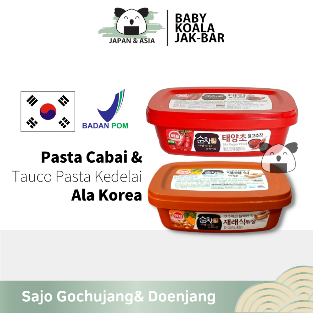 

SAJO Korea Hot Pepper Paste 170 g | Sajo Gochujang | Sambal Pasta Koreaaa