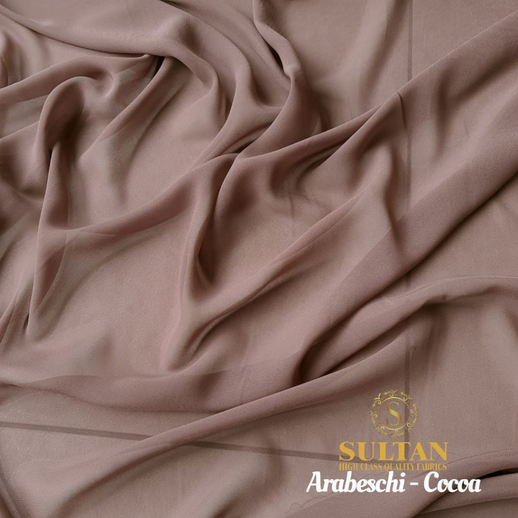 Kain Sultan Bahan Bikin Cadar Chiffon Sifon Arabeschi