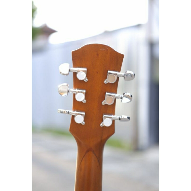 GITAR AKUSTIK UNBRND A-50 BLACK / NATURAL