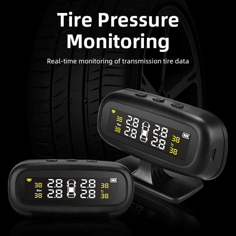 TPMS Monitor Tekanan Udara Ban Wireless Solar Jansite Tire Pressure Monitoring System