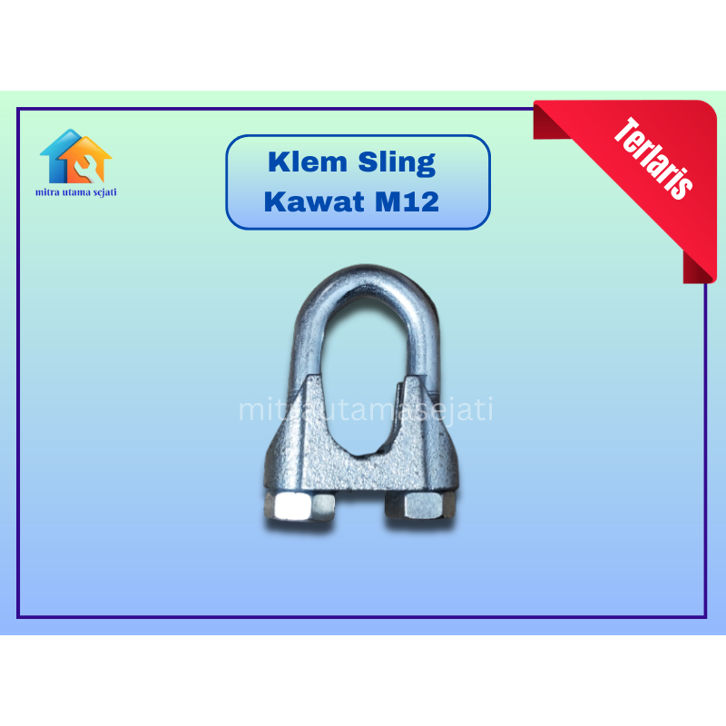 klem kawat seling 12mm/ kuku macan/ wire clip