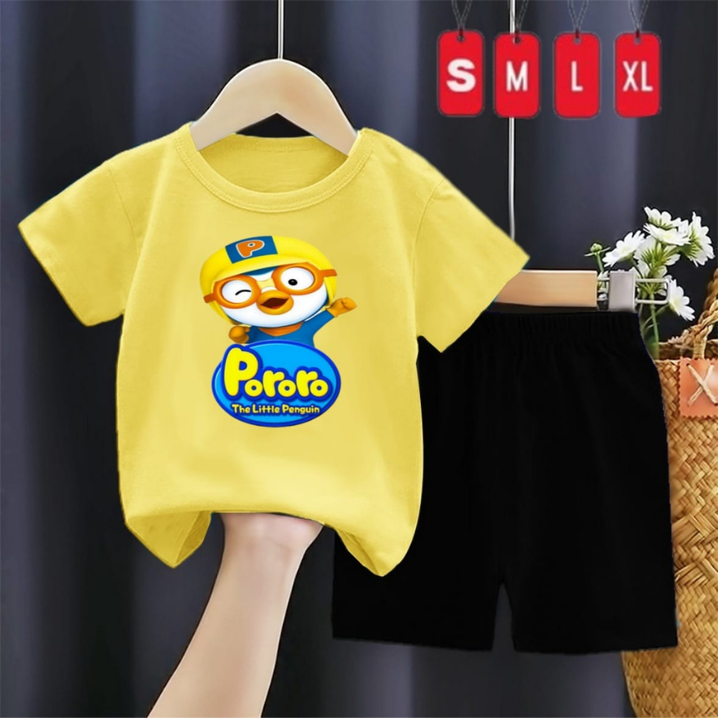 Setelan Anak Sp PE24s Pororo/Baju dan Celana Anak-anak