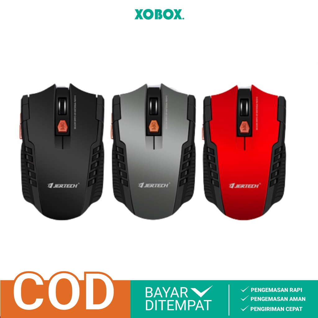 Mouse Wireless JR4 Colorful Optical Wireless 3 Button - XOBOX