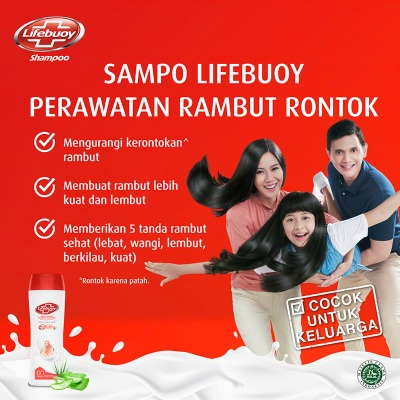 Lifebuoy / Shampoo Rambut  / 3 Varian Aroma / 340ml