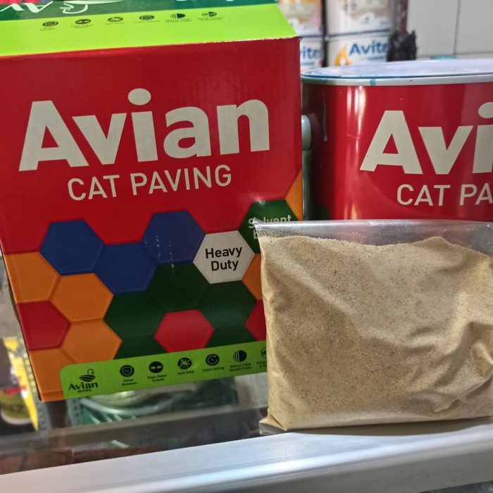 Cat Paving Avian 5KG Cat Minyak 2 Komponen Beton Plesteran Semen - 001 White