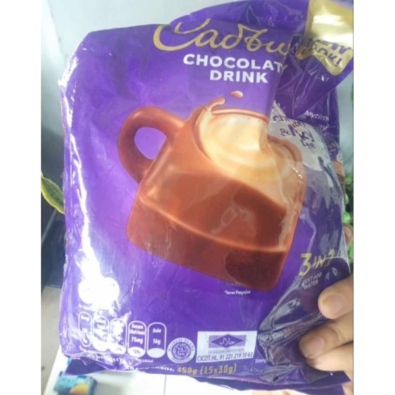 

minuman coklat atau cokelat cadbury chocolate drink bag