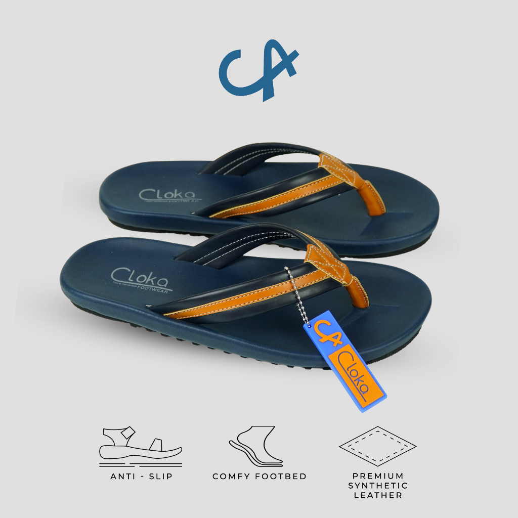 Sandal Distro Pria Casual Cloka | Flipflops for Men Sandals - Olmo