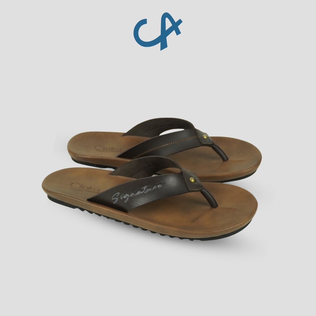 Sandal Distro Pria Kasual Sendal Santai | Flipflops for Men - Cloka Signature