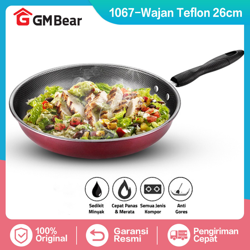 GM Bear Fry Pan Penggorengan Wajan - Wajan Penggorengan Frying Pan