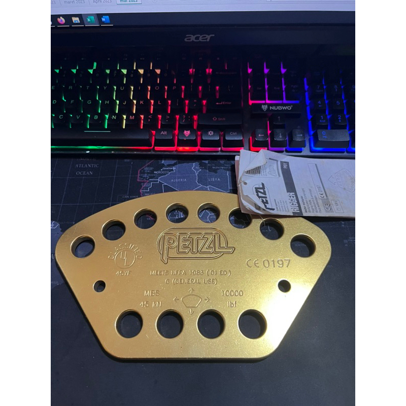 Petzl PAW Rigging plate rigger large Petzl anchor rigging plate