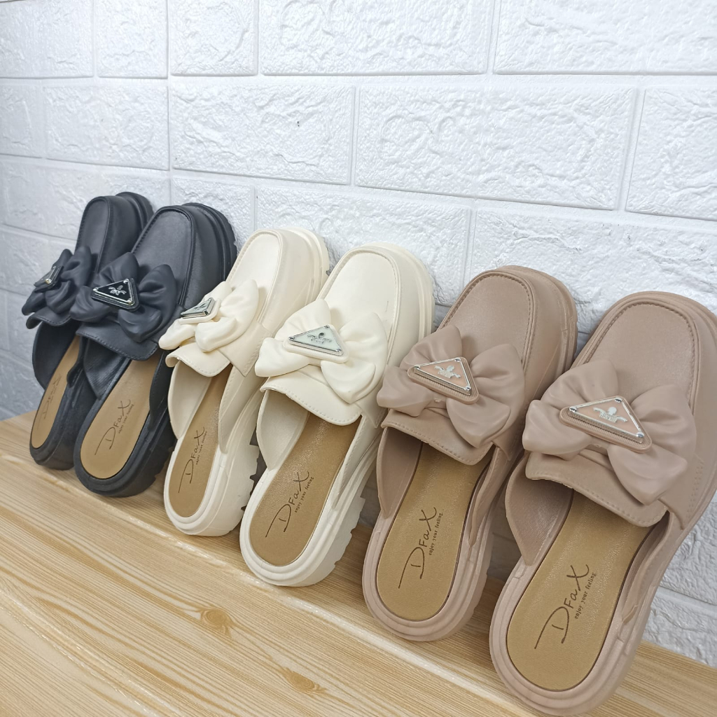 AND / COD / Sandal Wanita Import Sandal Jalan Perempuan Model Slip On Sendal Flat Pita Cewek Murah Sandal Wanita Fashion Kekinian SPT-57