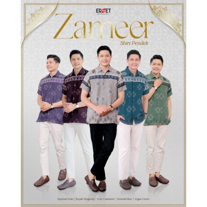 Kemeja Lengan Pendek Zameer Shirt By Erzet