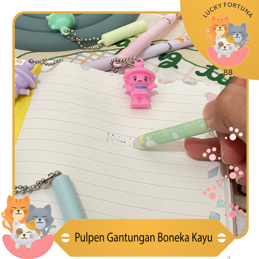

Pulpen Gantungan Boneka Kayu Pulpen murah Pulpen hitam Pulpen tulis Pulpen tinta Pulpen gel Pulpen unik Pulpen lucu Pulpen premium Pulpen ballpoint