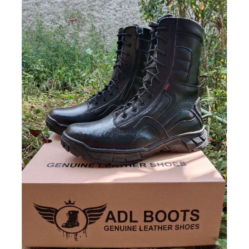 Sepatu pdl asli kulit sapi merk adl boots