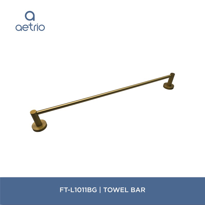 TOWEL BAR | FT-L1011BG | Brushed Gold | Accessories | Aksesoris Kamar Mandi | Gantungan Handuk