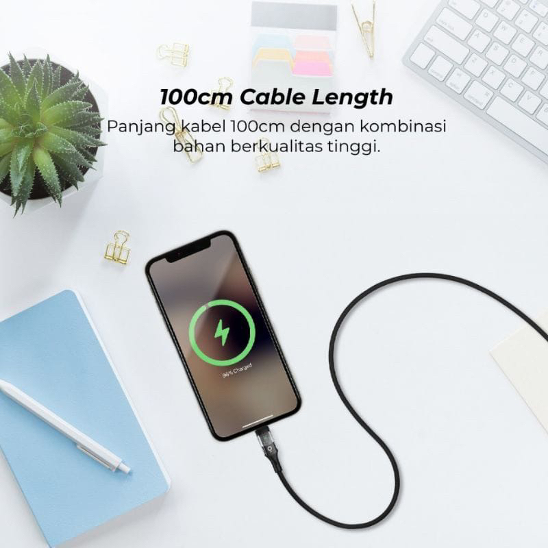 OLIKE D103C Kabel Data TYPE C FAST CHARGING 3A AUTOMATIC OFF - Garansi 1 Tahun