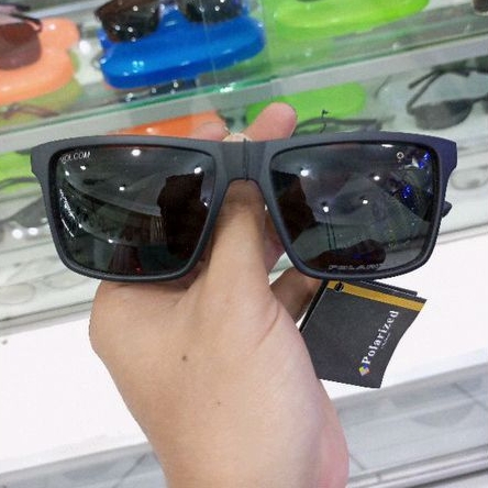 antisilau kacamata hitam volcom lensa polarized kacamata gaya pria antisilau
