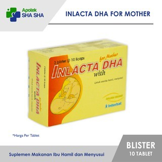 Inlacta DHA For Mother - Suplemen Makanan Ibu Hamil dan Menyusui