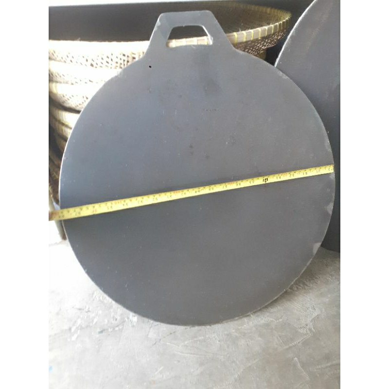 Wajan/katel penggorengan martabak telor bahan baja tebal diameter 50cm