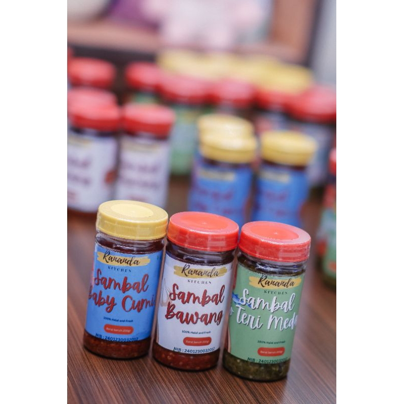

Sambal Bawang / Sambal Baby Cumi / Sambal Ijo Teri Medan