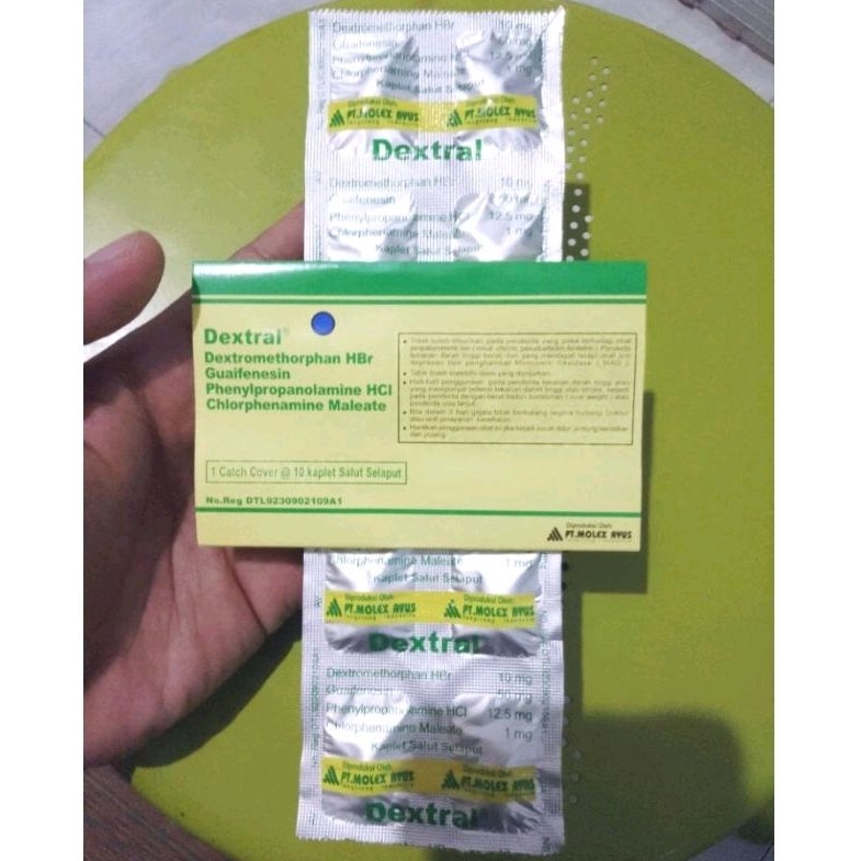 Dextral® Kaplet (Obat Untuk Melegakan Gejala Batuk dan Pilek)