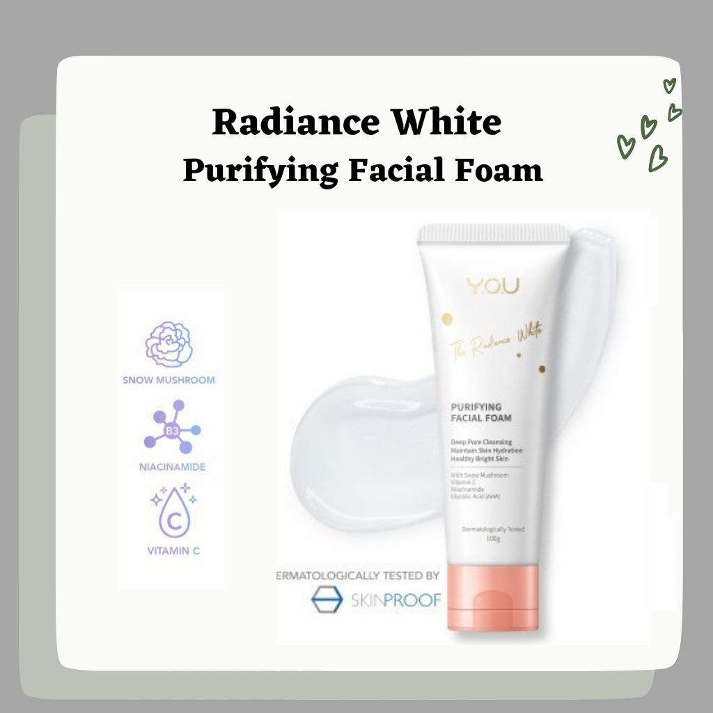 You The Radiance White Purifying Facial Foam 100g