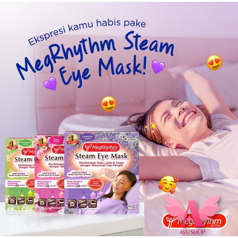 MegRhythm Masker Mata Steam | Steam Eye Mask