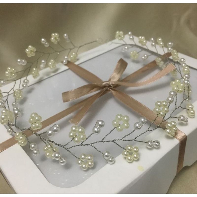 Headpiece Mutiara Hijab /non Hijab