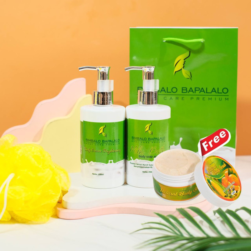 Bimbalo Paket Body Premium Gratis Lulur Bimbalo