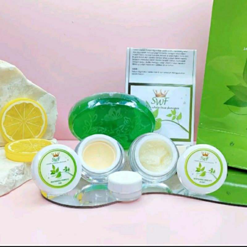 swf skincare paket normal//tnpa iritasi)original //cream pemutih wajah komplit//pemutih wajah cocok 