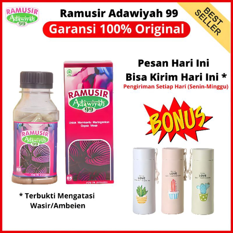 RAMUSIR ADAWIYAH 99 OBAT WASIR OBAT AMBEYEN 100% ORIGINAL