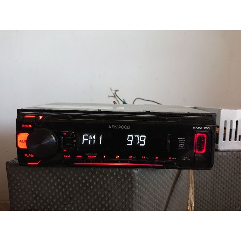 Tape single din kenwood Kmm 103