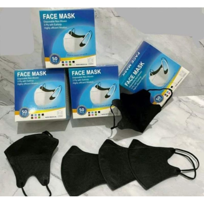 MASKER DUCK BILL FACE MASK ISI 50PCS