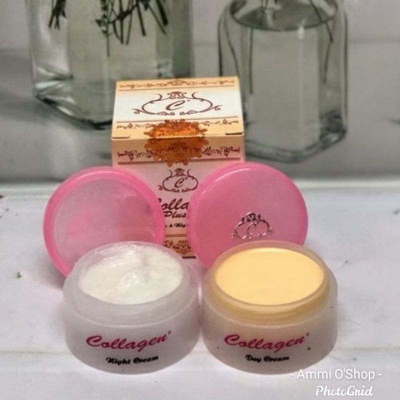 cream collagen siang dan malam