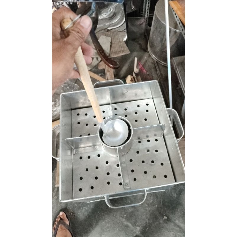 dandang bakso kotak sekat 4 uk 30×30 tinggi 25