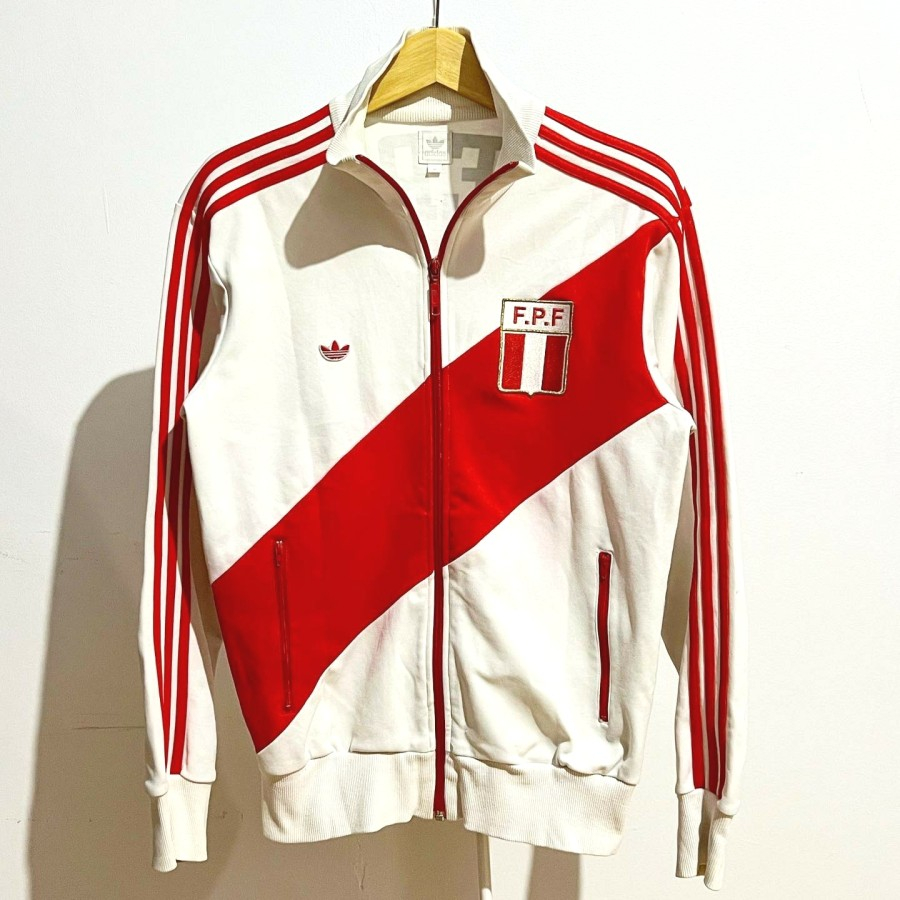 Peru Adidas Vintage Tracktop Jacket Original Jaket Jersey America Amerika