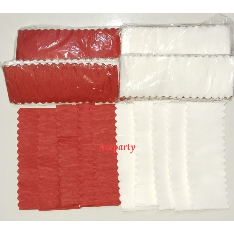 

Kertas Kref Merah Putih / Kref Potong Merah Putih