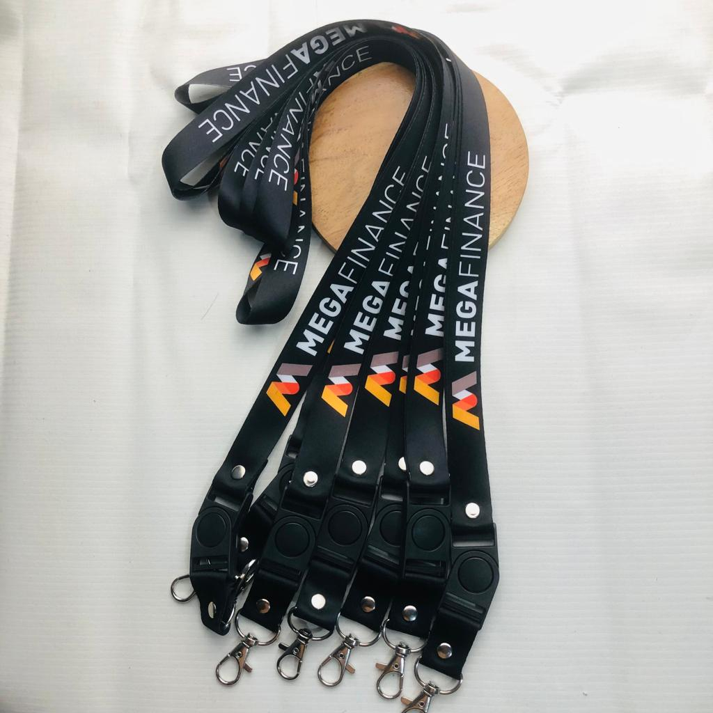 

Lanyard MEGA FINANCE Tali ID Card BANK MEGA