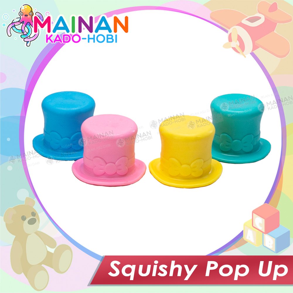 MAINAN MONTESSORI ANAK ANTI STRESS SQUISHY POP UP FIDGET TOYS TUPAI TOPI