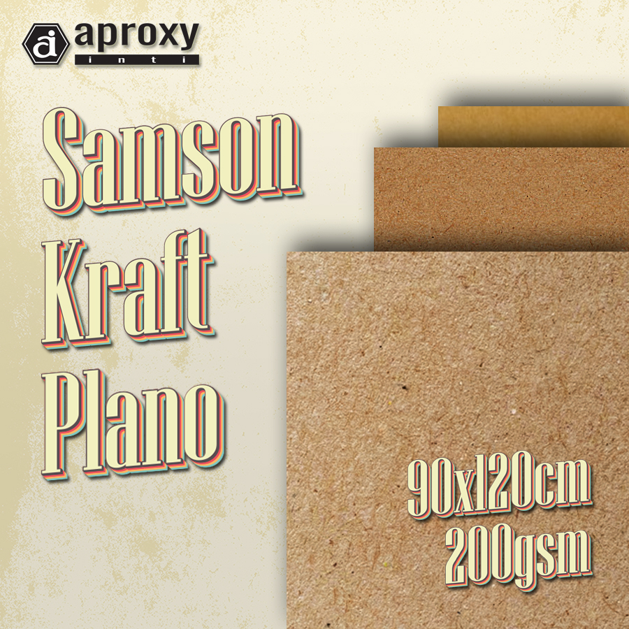 

SAMSON KRAFT PAPER 90 x 120 CM, 200 GSM