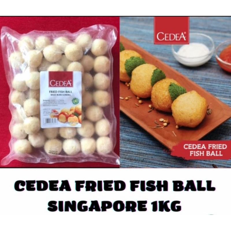 

Cedea bakso ikan goreng ala singapore 1kg fried fish ball singapore